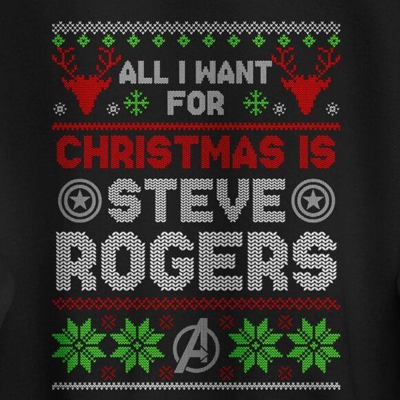 The Avengers Ugly Christmas Sweatshirt Steve Rogers Sweater Gift For Christmas17 - Picture 2 of 5